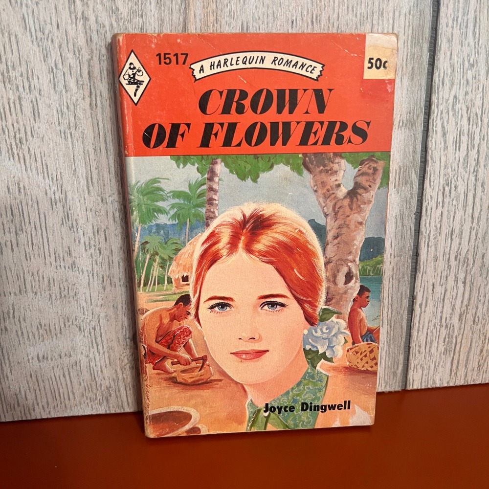 Crown of Flowers Joyce Dingwell Harlequin Romance 1517 Vintage 1971 Paperback